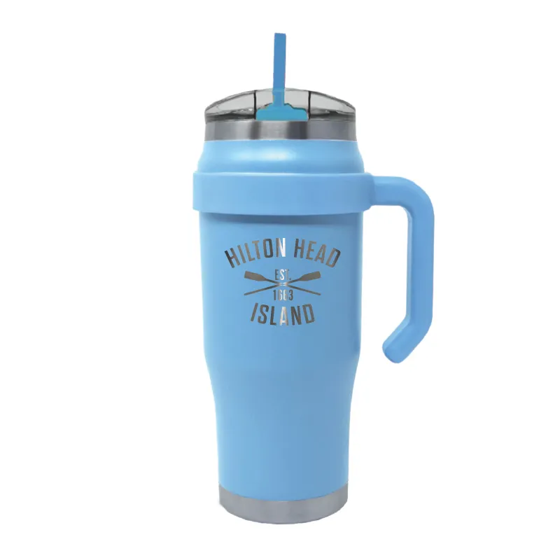 32 OZ CAROLINA BLUE MYBEVI OUTLANDER MUG